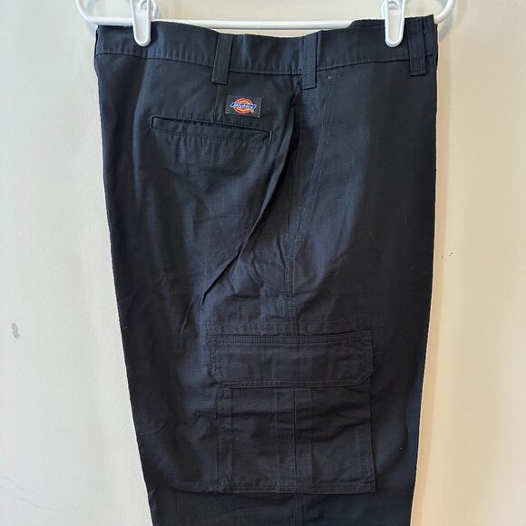 Dickies Men's Cargo Pants Black Workwear Size 38X32 RN20697 - Picture 5 of 12